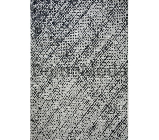 Синтетичний килим ILLUSION OUTDOOR 20 971 , GREY BLACK - Висока якість за найкращою ціною в Україні